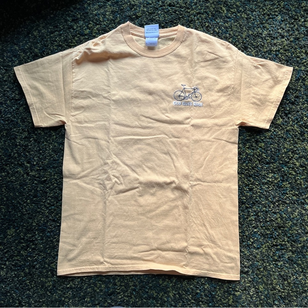 Old Guys Rule Yellow Bicycle T (M)